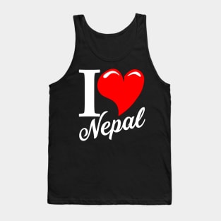I love Nepal Tank Top